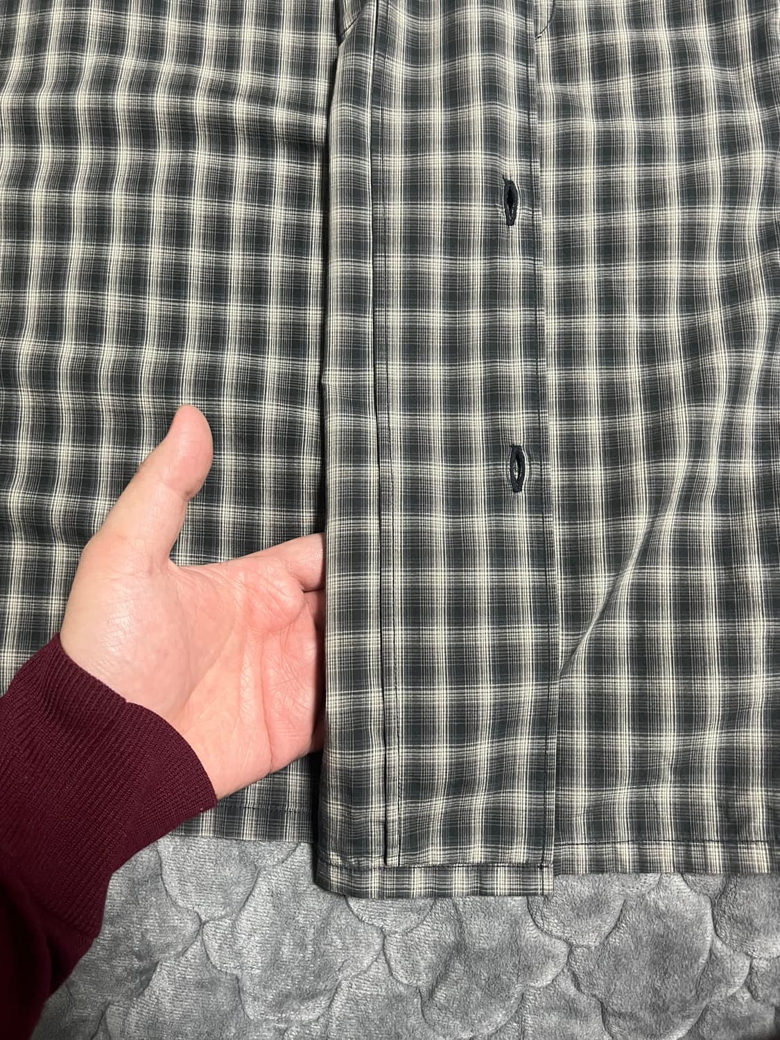 URU 우르 도쿄 플란넬 체크 셔츠 1size 상품이미지7