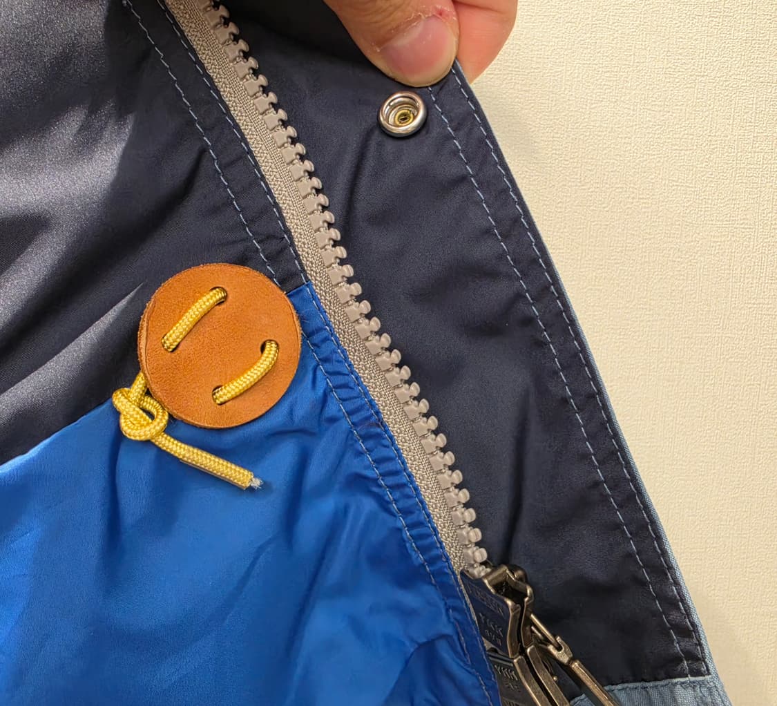 노스페이스 퍼플라벨 크롭 마운틴 윈드 파카 블루 상품이미지7