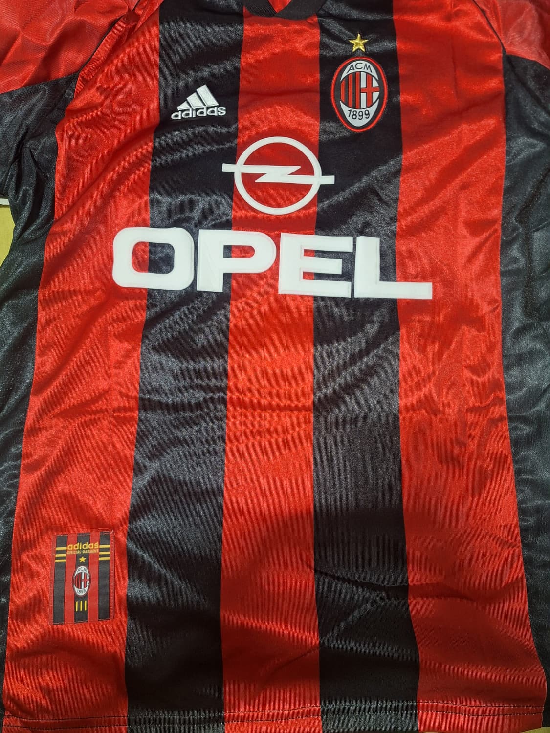 Opel레트로 ac밀란 축구유니품 oem 반팔 말디니 상품이미지1