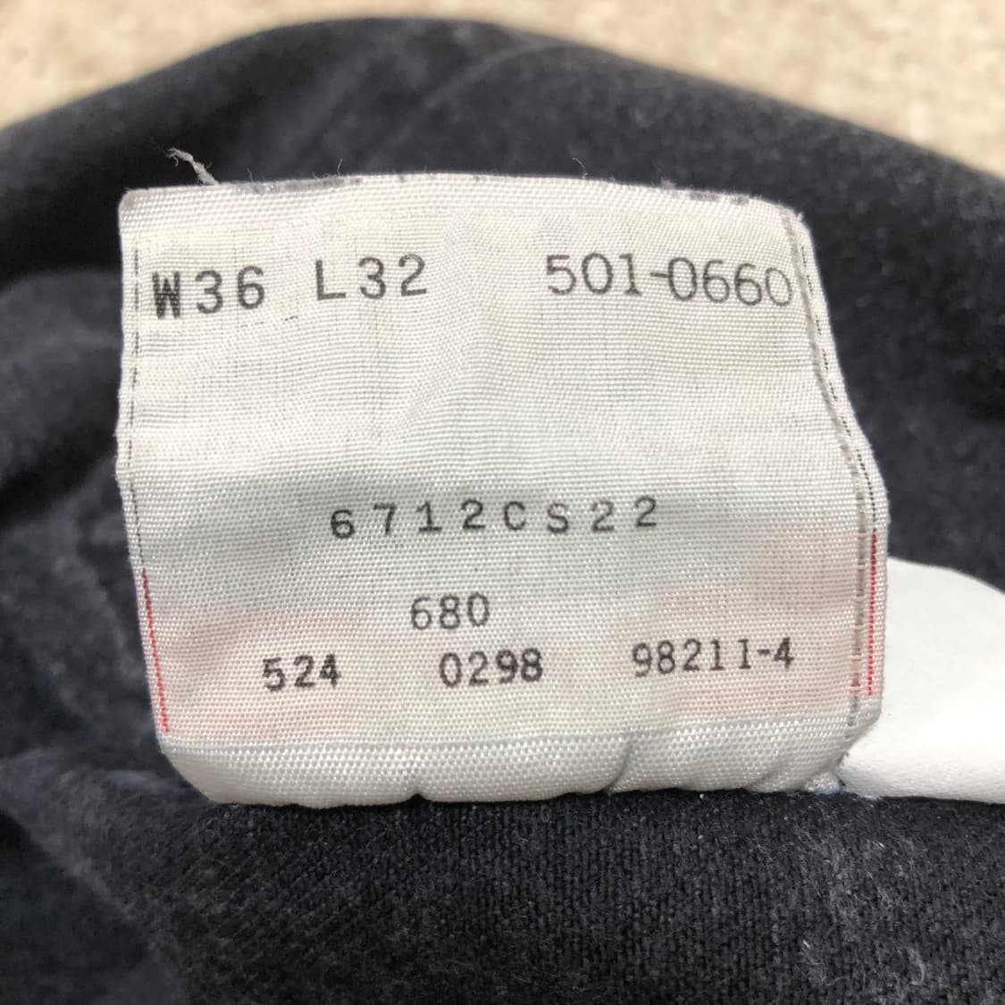 90s 빈티지 리바이스 501 블랙(흑청) USA 상품이미지9