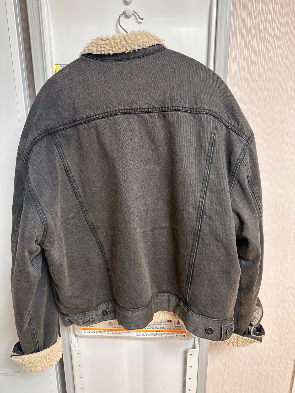 이지 시즌 5 쉐르파 데님 자켓 잉크 상품이미지2