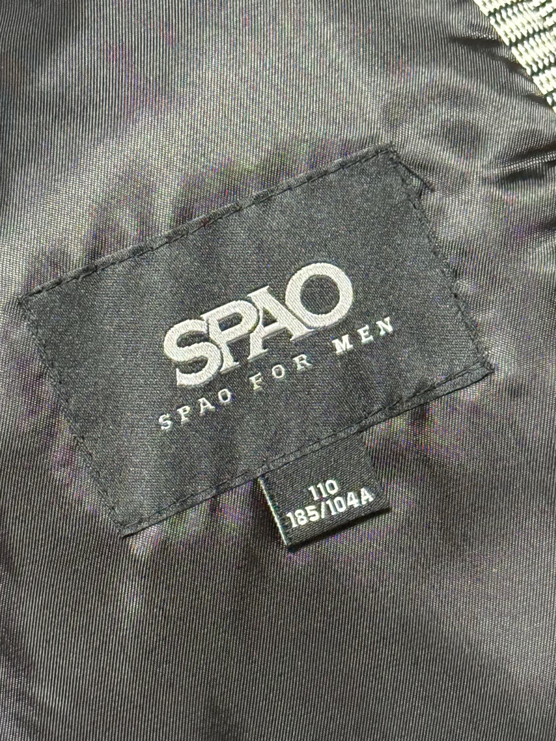 스파오 체크패턴 블레이저 상품이미지2