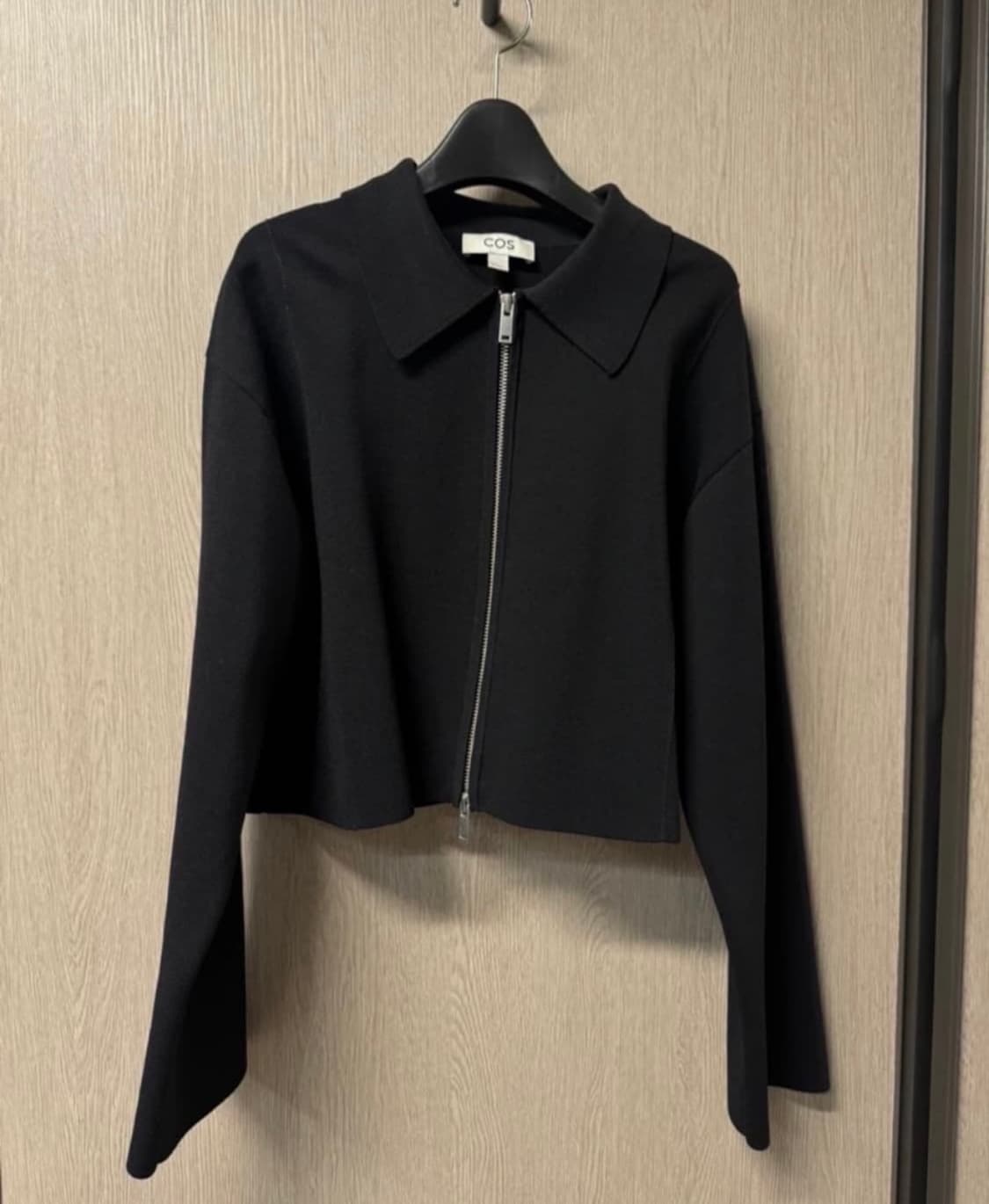 COS 코스 크롭 밀라노 블랙 자켓 M size 상품이미지2