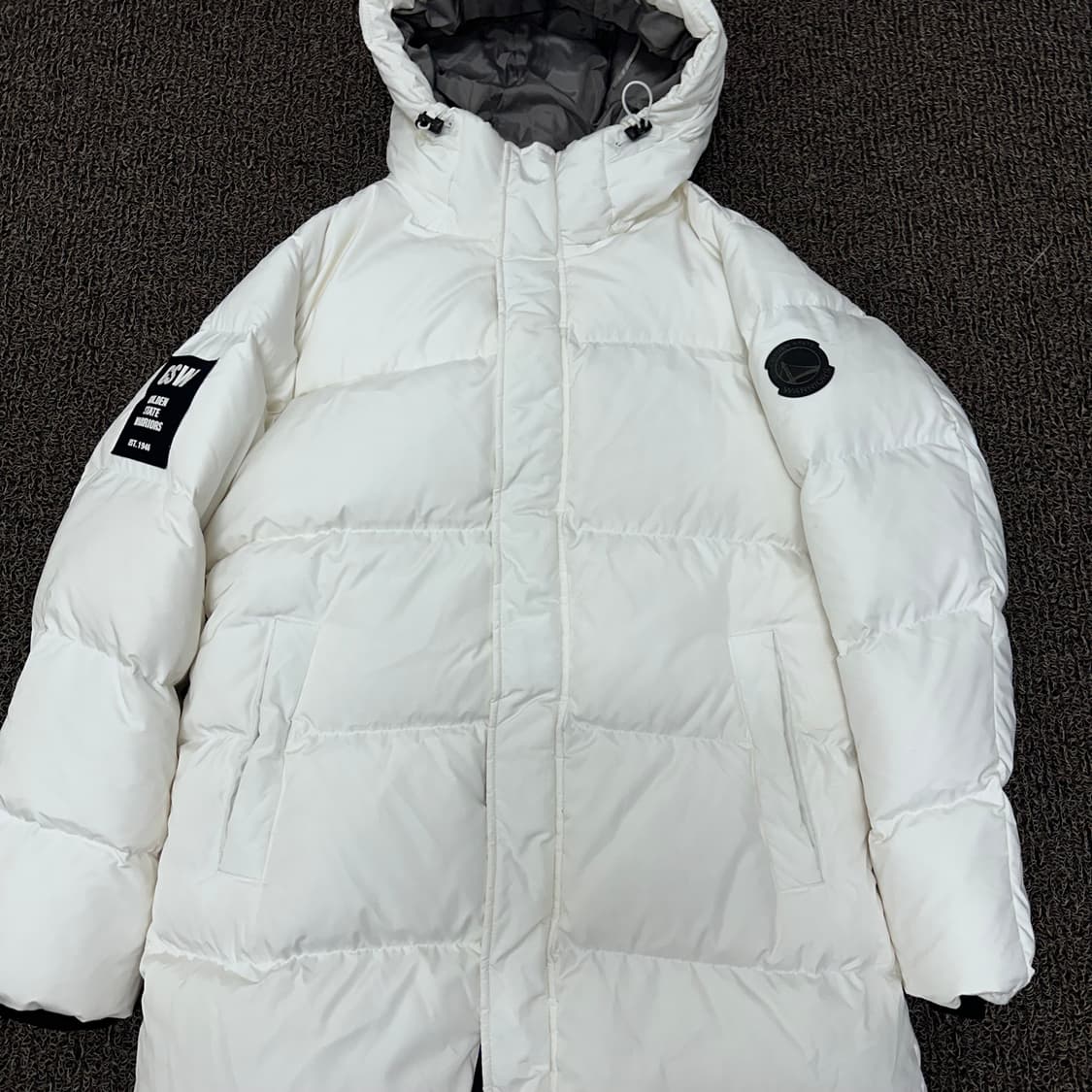 NBA 엔비에이 덕다운 롱패딩 화이트 L 상품이미지2