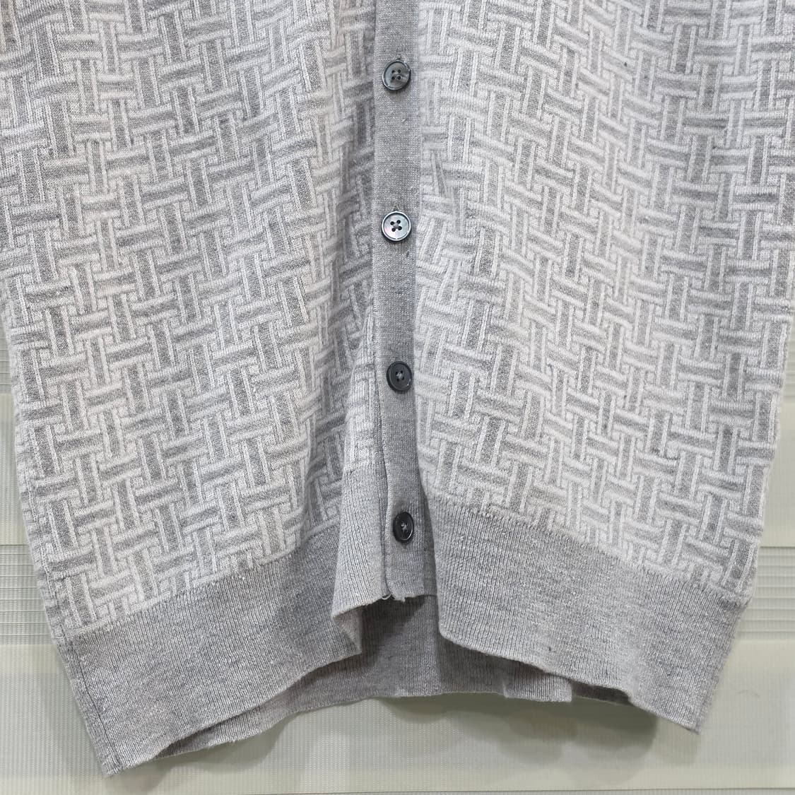 브룩스브라더스 트로피컬 바스켓 숏 슬리브 폴로가디건- M 상품이미지6