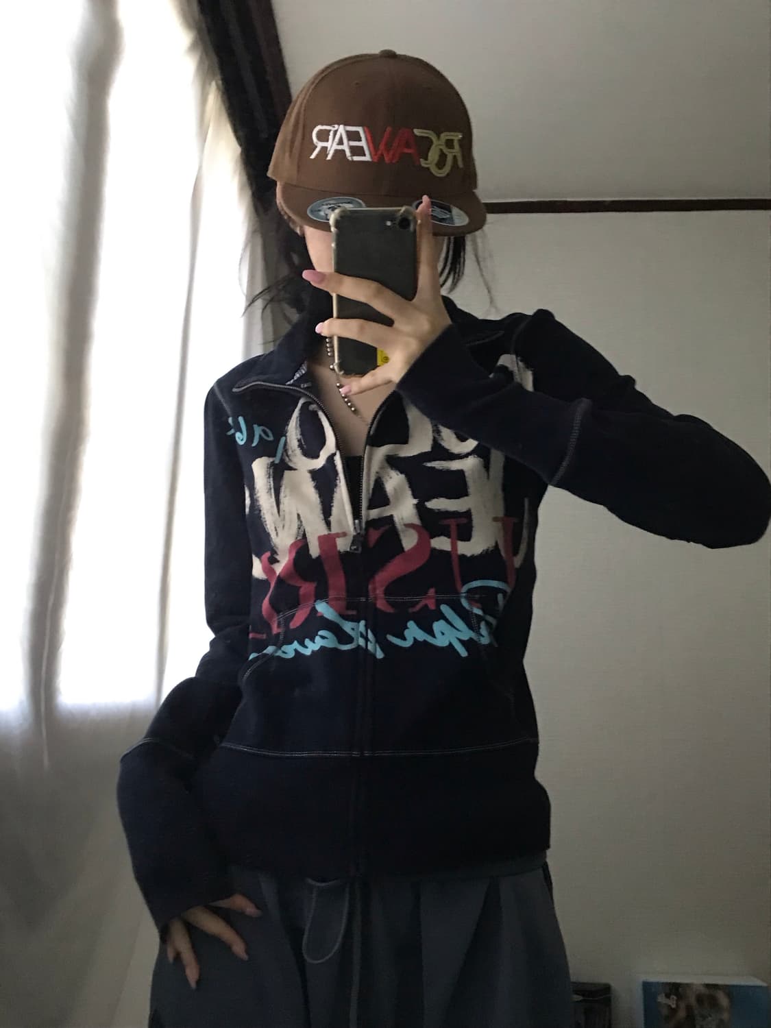 폴로 진스 레터링 딱붙핏 집업 상품이미지7