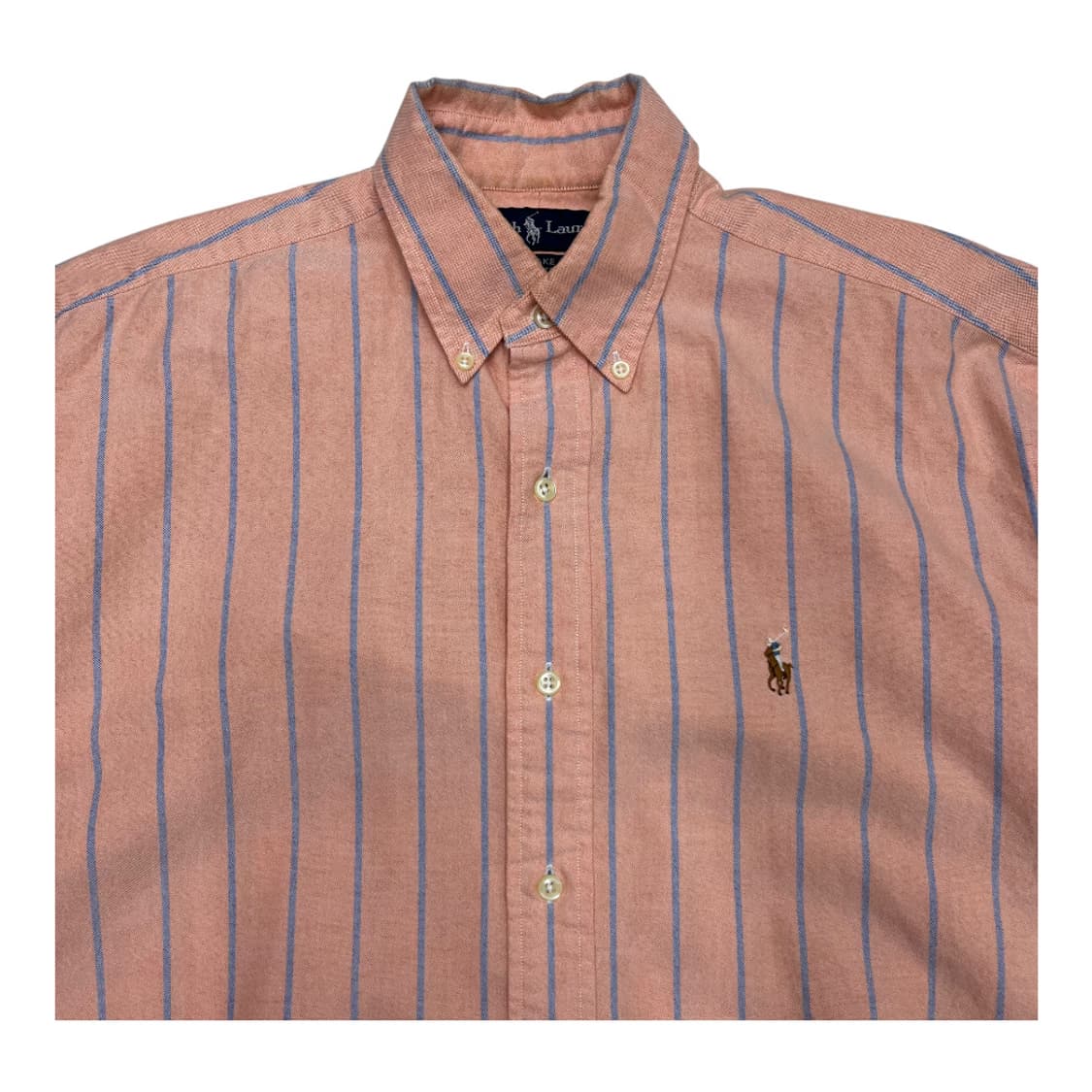 폴로 랄프로렌 옥스포드 소라 단가라 살몬 반팔 셔츠 S 상품이미지4