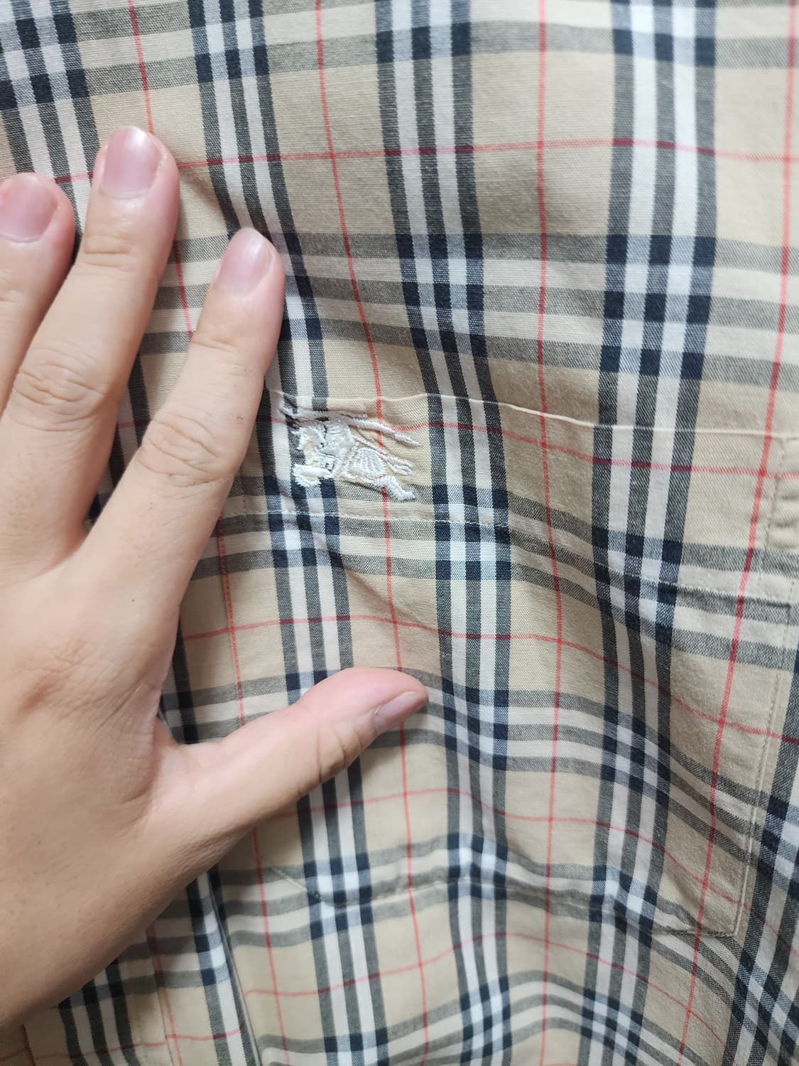 버버리 노바체크 반팔셔츠  상품이미지3