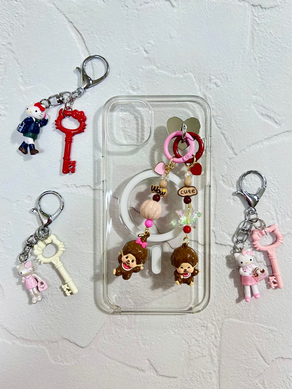 미니 몬치치 커스텀키링 (Cute / Wow ver.) 상품이미지8