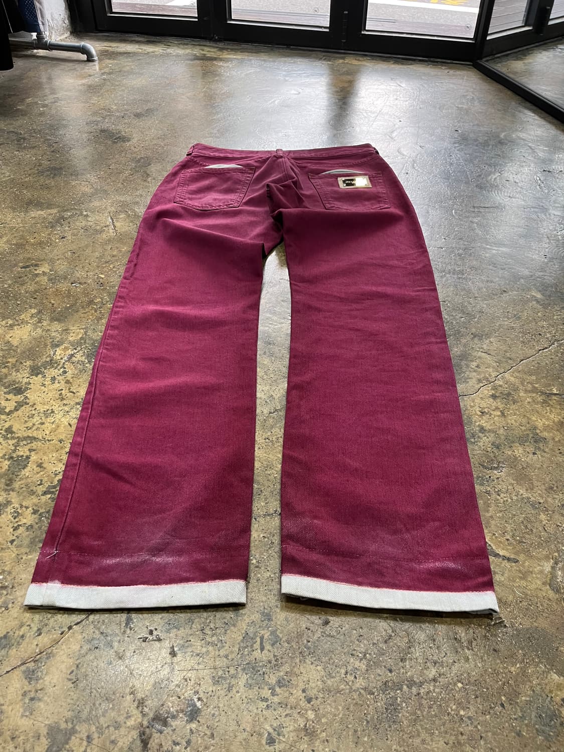 2005 Dolce & Gabbana Red Painted Jean 상품이미지8