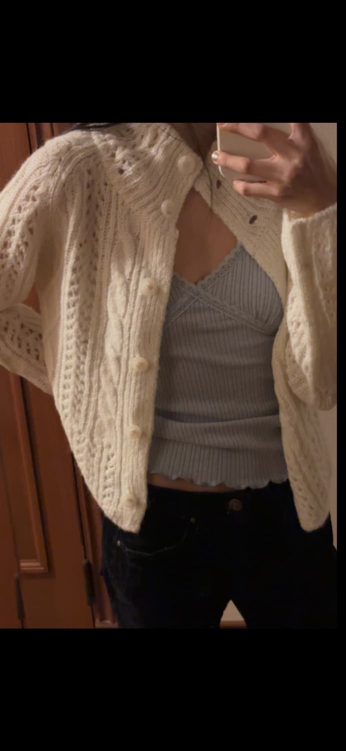 메이비베이비 디어리스트 넵튠 neptune 가디건 크림 상품이미지4