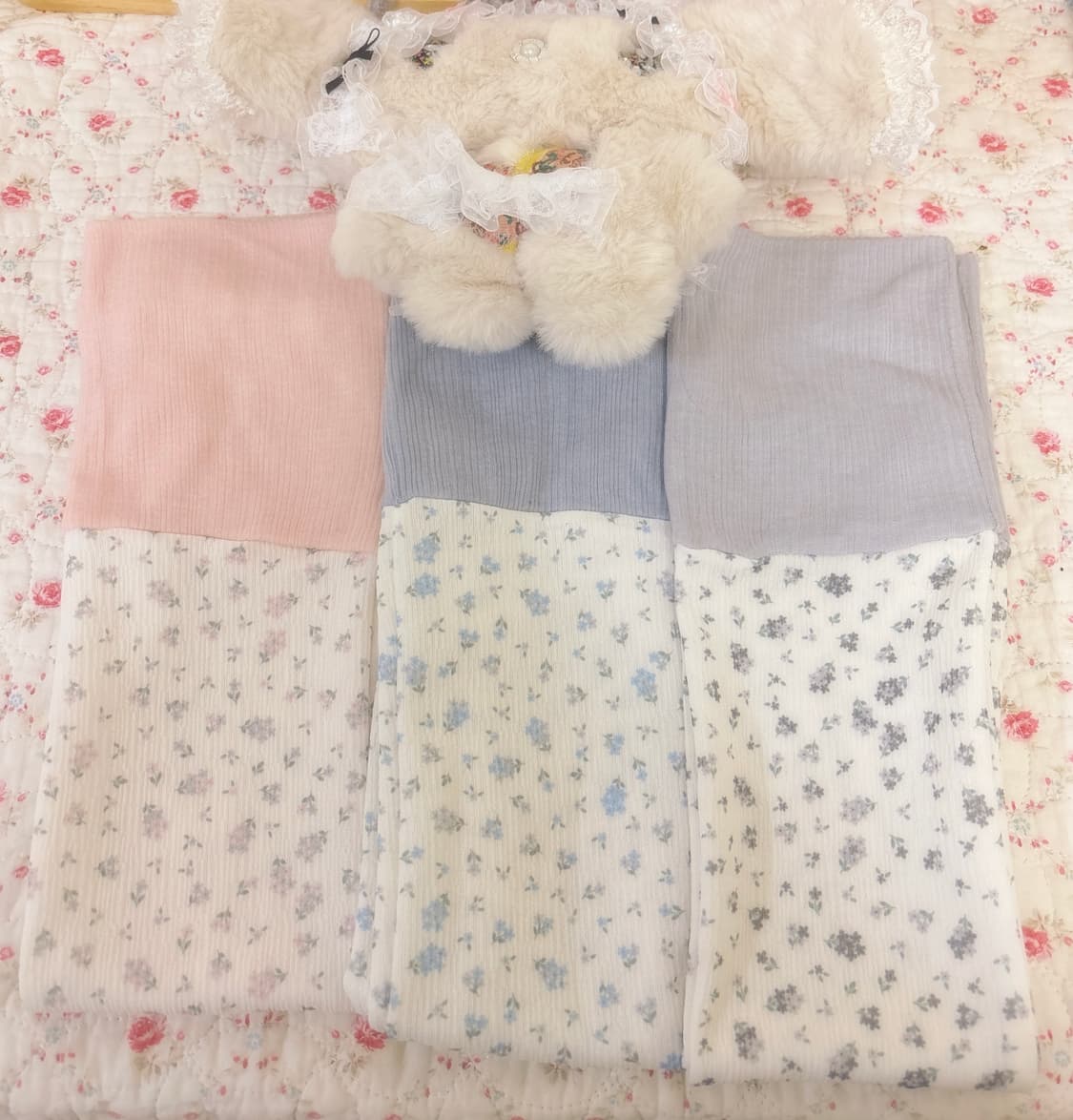 잔꽃 레그워머 상품이미지2