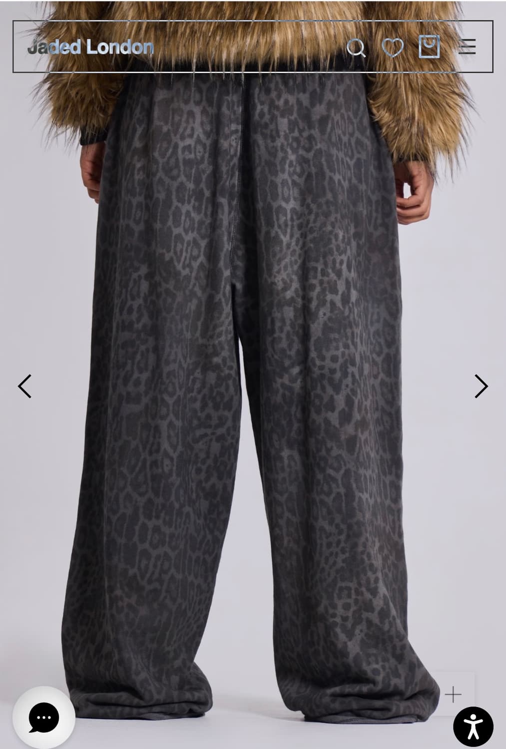 제이디드런던 Leopard Monster Joggers 레오파드스웻팬츠 상품이미지3