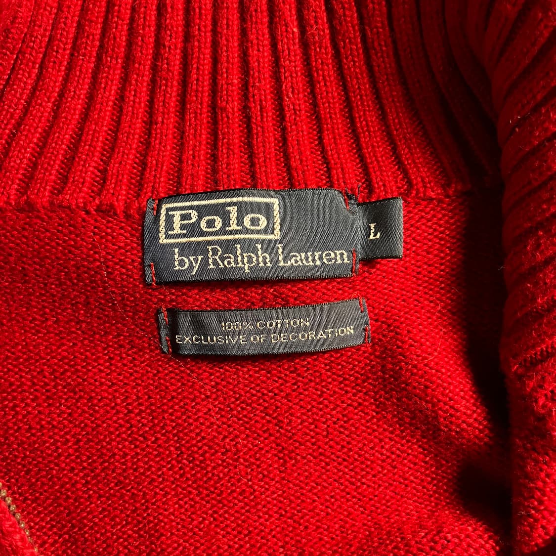 폴로랄프로렌 반집업 니트 상품이미지5