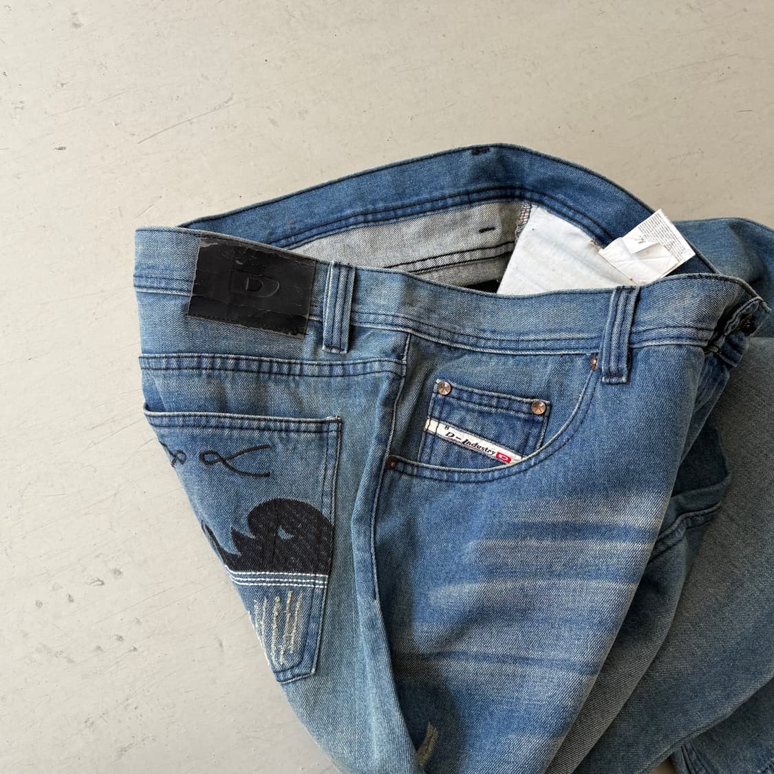 디젤 자프 스페셜 부츠 컷 데님 상품이미지8