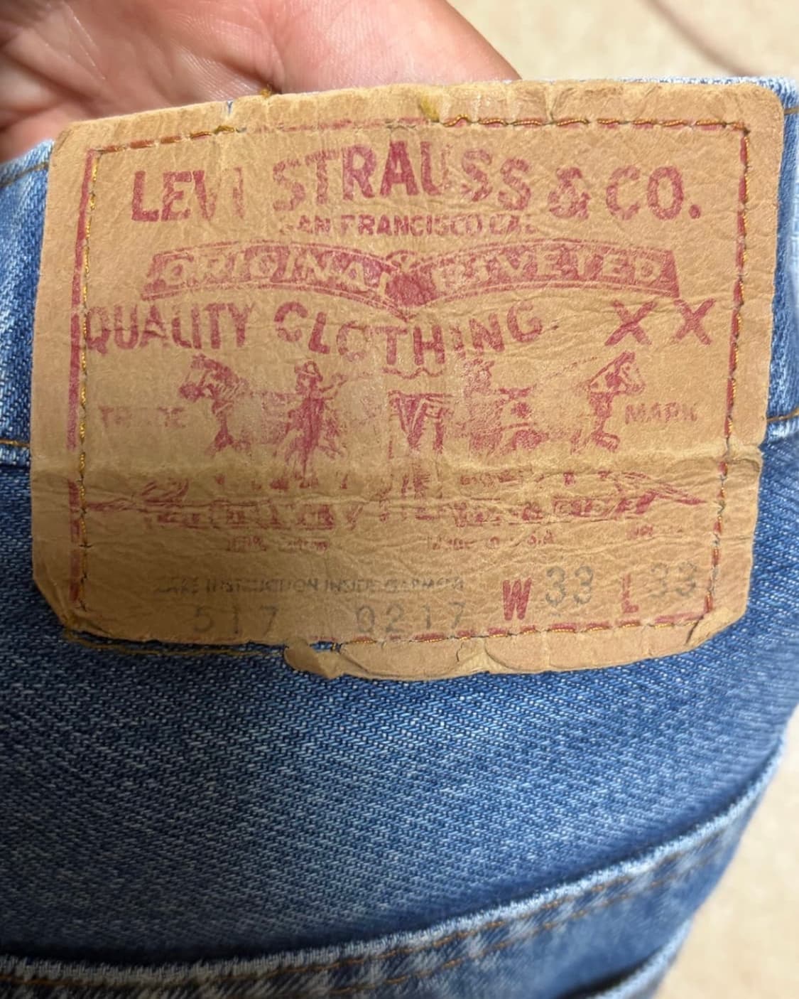 80s usa levi’s 517 66후기사양 리바이스 상품이미지6