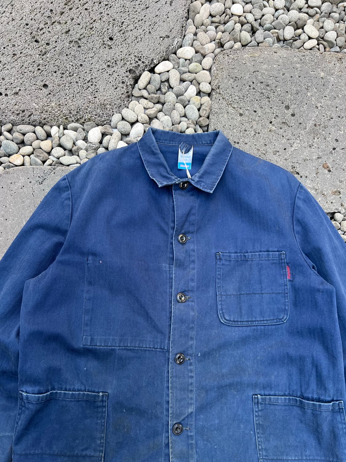 HARD FADED OLD VINTAGE HBT 헤링본트윌 프렌치워크자켓 상품이미지3