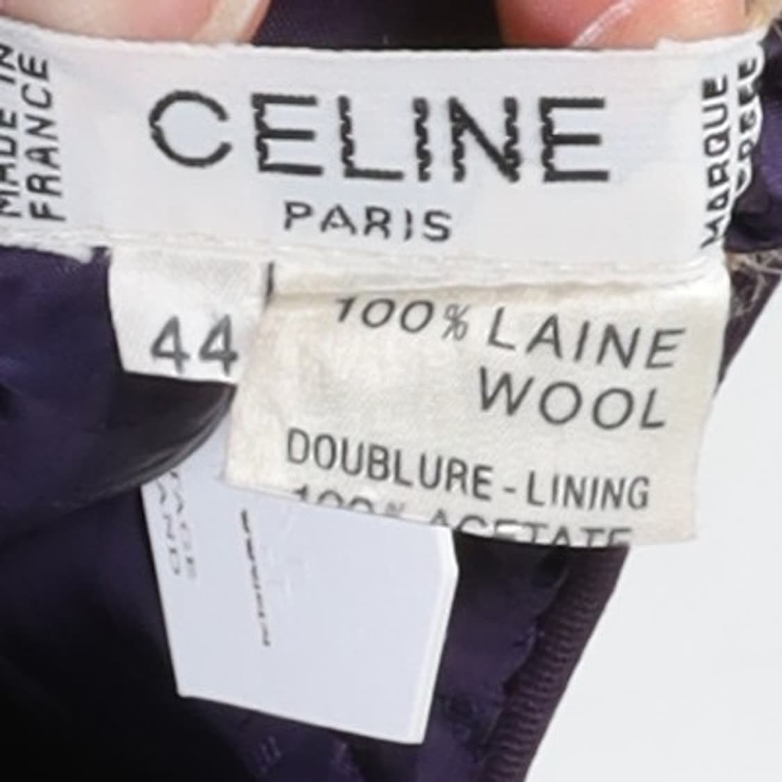 셀린느 Celine Wool Plated Skirt 상품이미지7