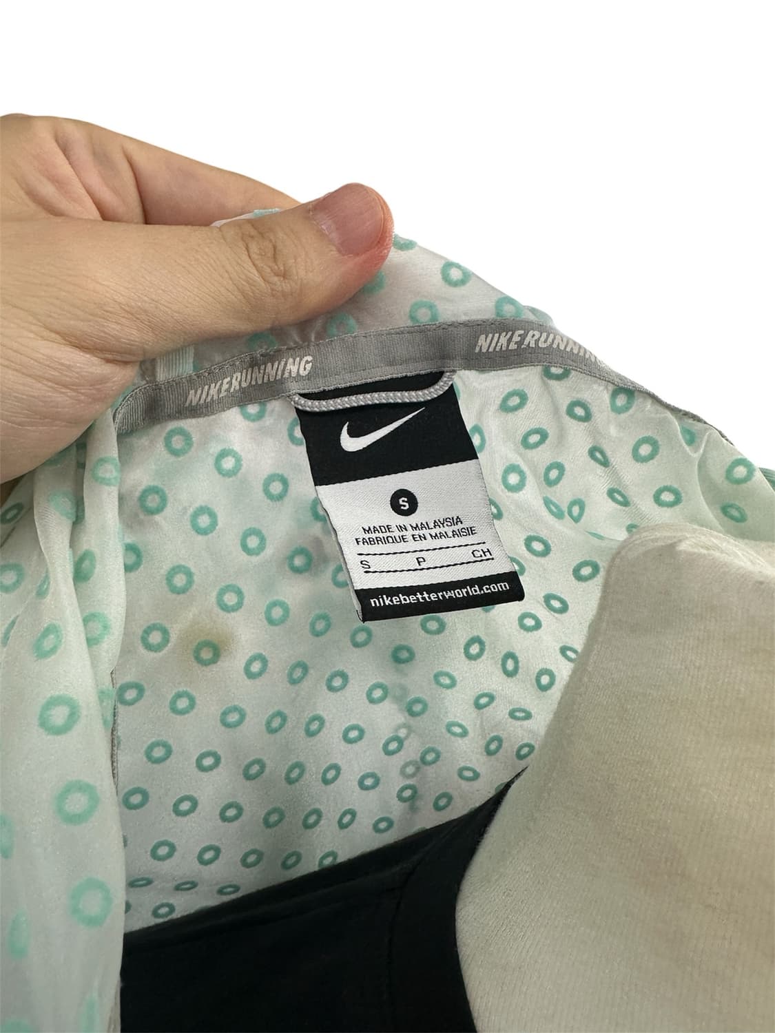 80 nike 도트 바람막이 자켓 윈드브레이커 상품이미지5
