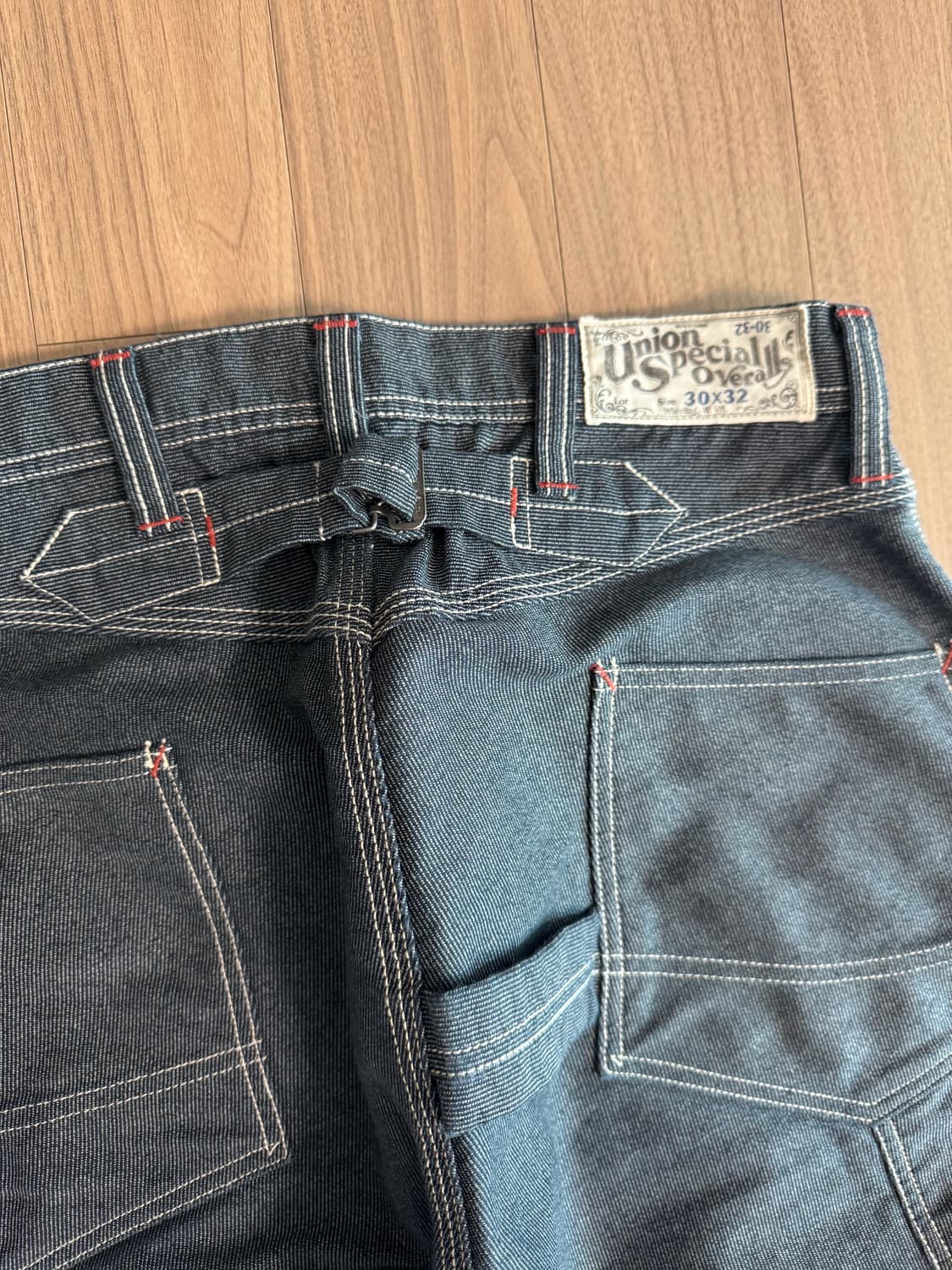 프리휠러스 데릭맨 오버롤 팬츠 30x32 사이즈 상품이미지3