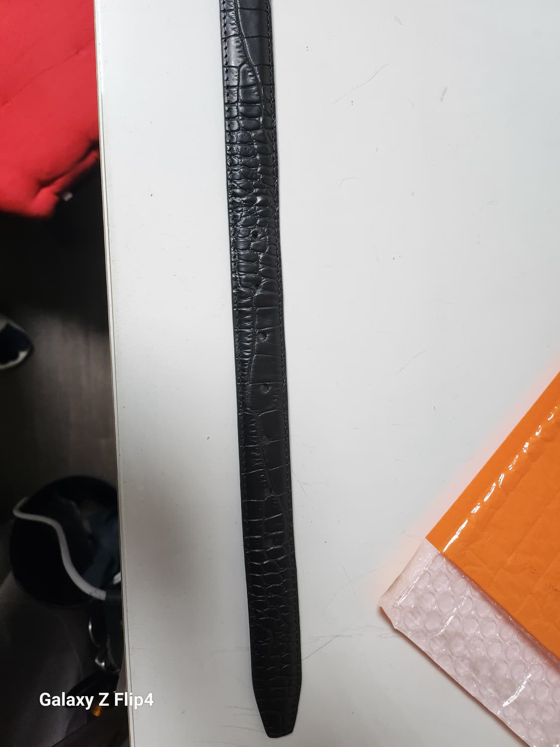 앤더슨스 엘리게이터 벨트 2.5cm 85 (새상품) 상품이미지5