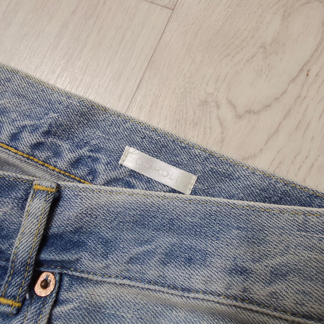 [1] 코모리 블리치 데님 22ss comoli bleach denim 상품이미지3