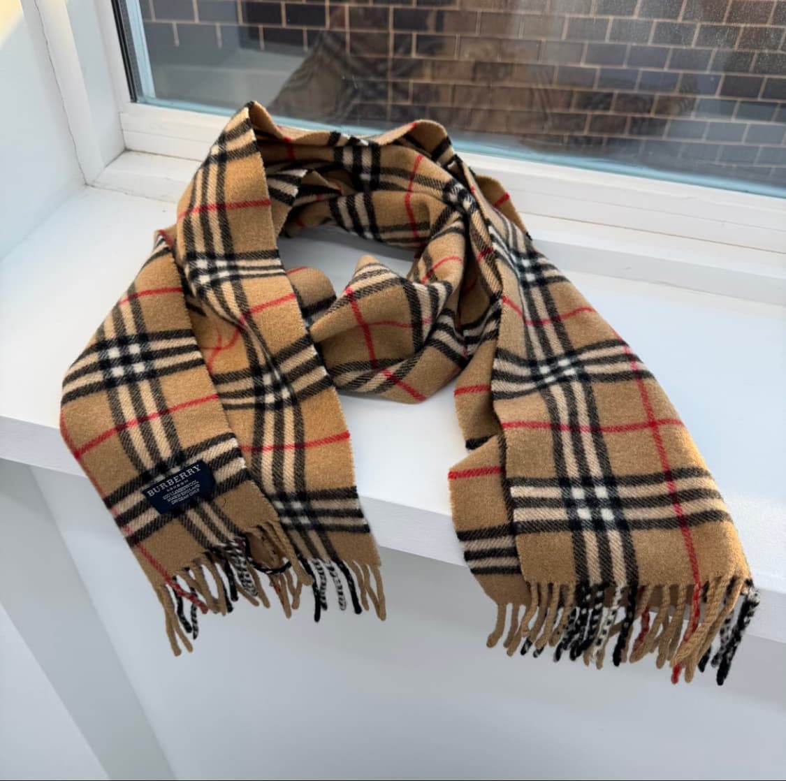 버버리 울 머플러 상품이미지1