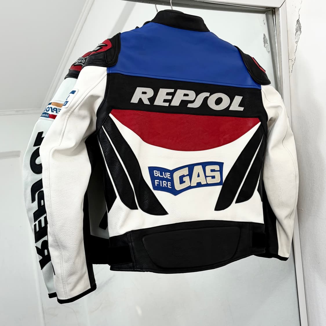 Duhan Repsol 레더 레이싱 자켓 상품이미지5