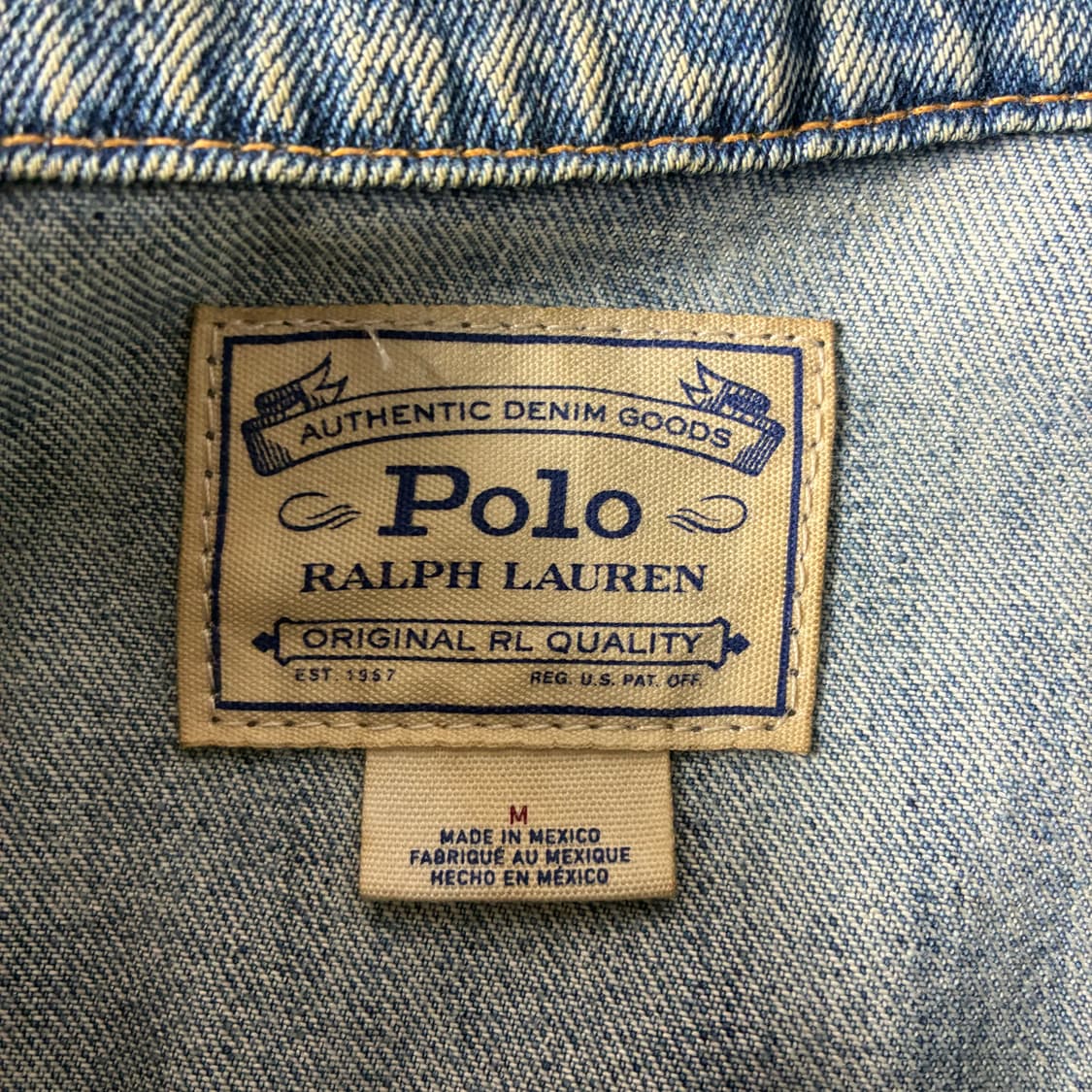 Polo  폴로 랄프로렌 워싱 데님 자켓  상품이미지5