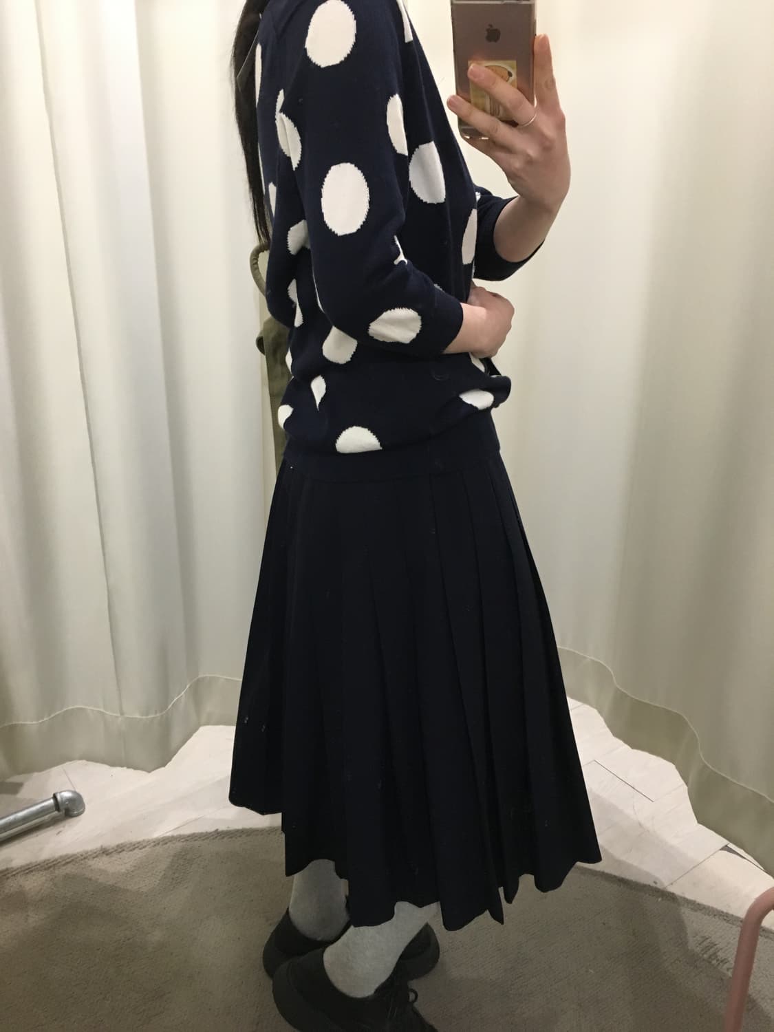 Andre Maurice dot cardigan 상품이미지5