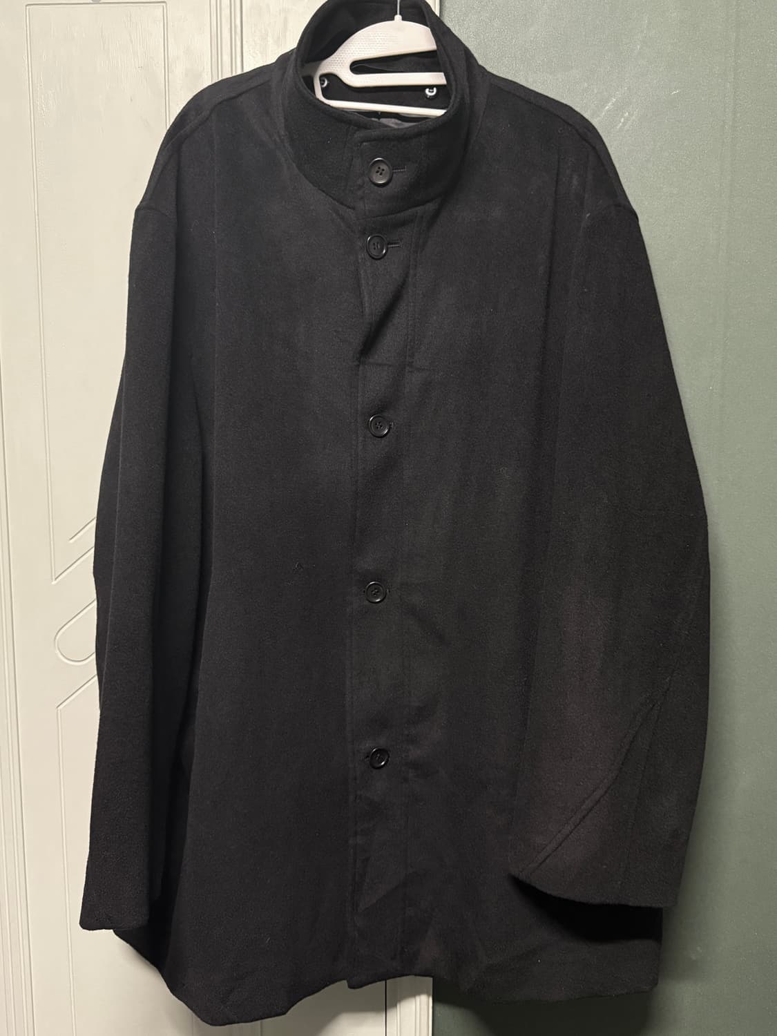 빈티지 울 하이넥 하프코트 아야즈 큐빈 오공이 상품이미지1