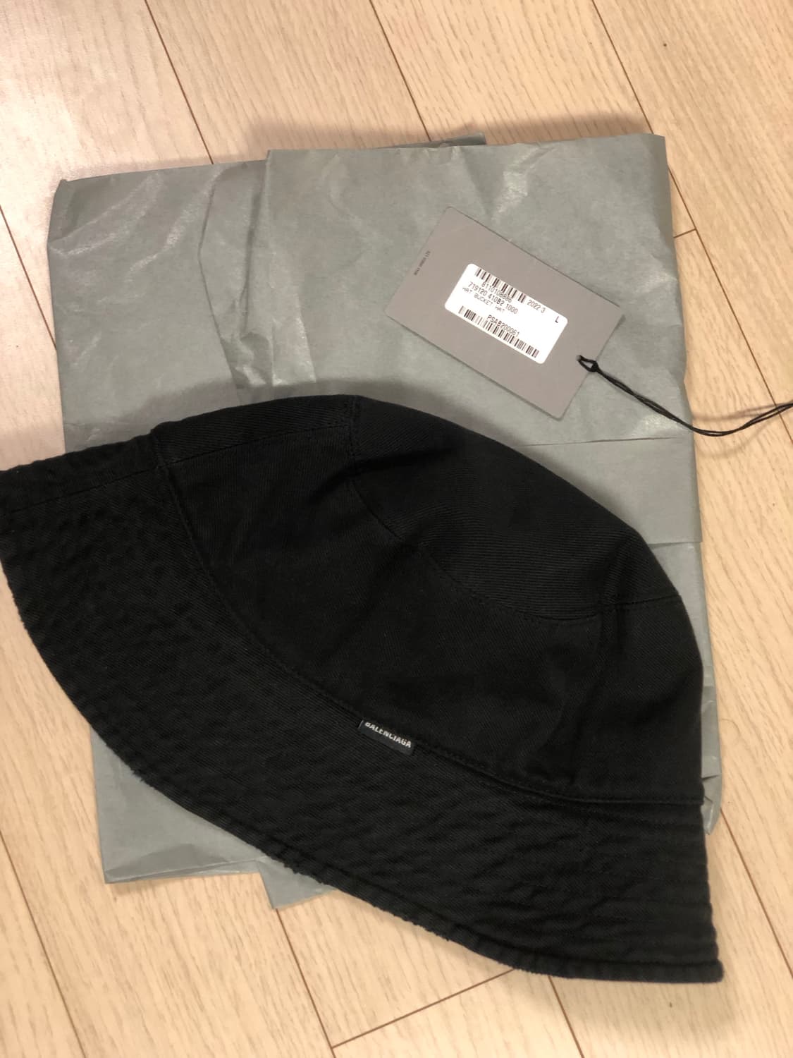 [L] 발렌시아가 버킷햇 블랙 상품이미지1