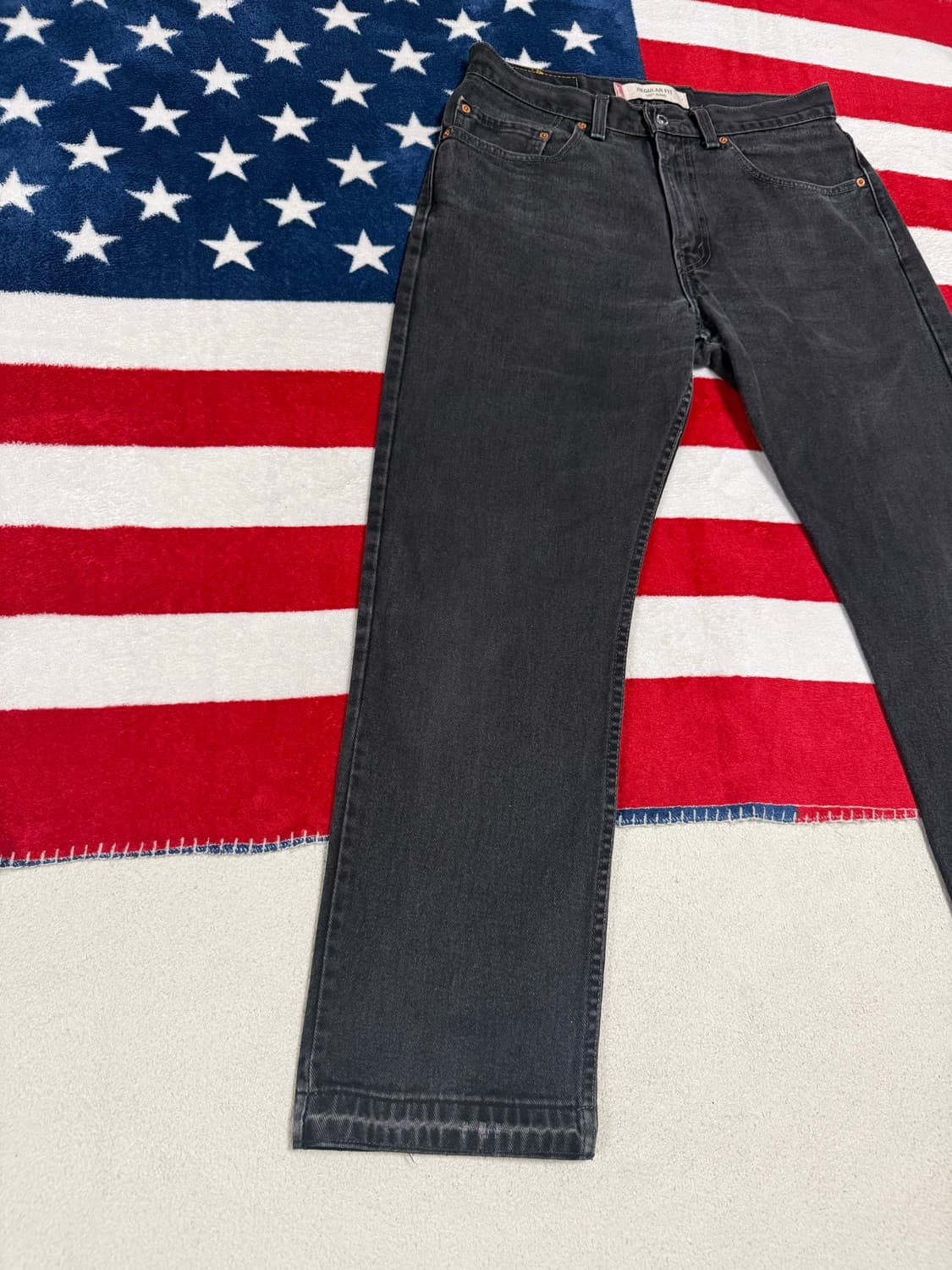 리바이스 505 빈티지 블랙 데님 팬츠 00s Levi’s [32] 상품이미지7