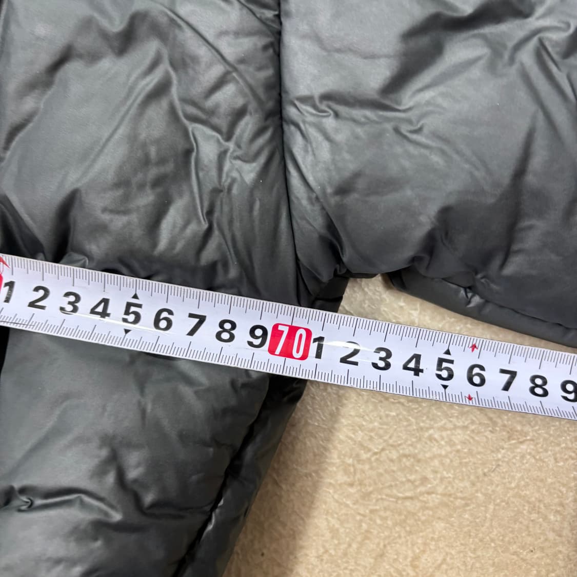 빈티지 블랙 스트링 숏 패딩 상품이미지5