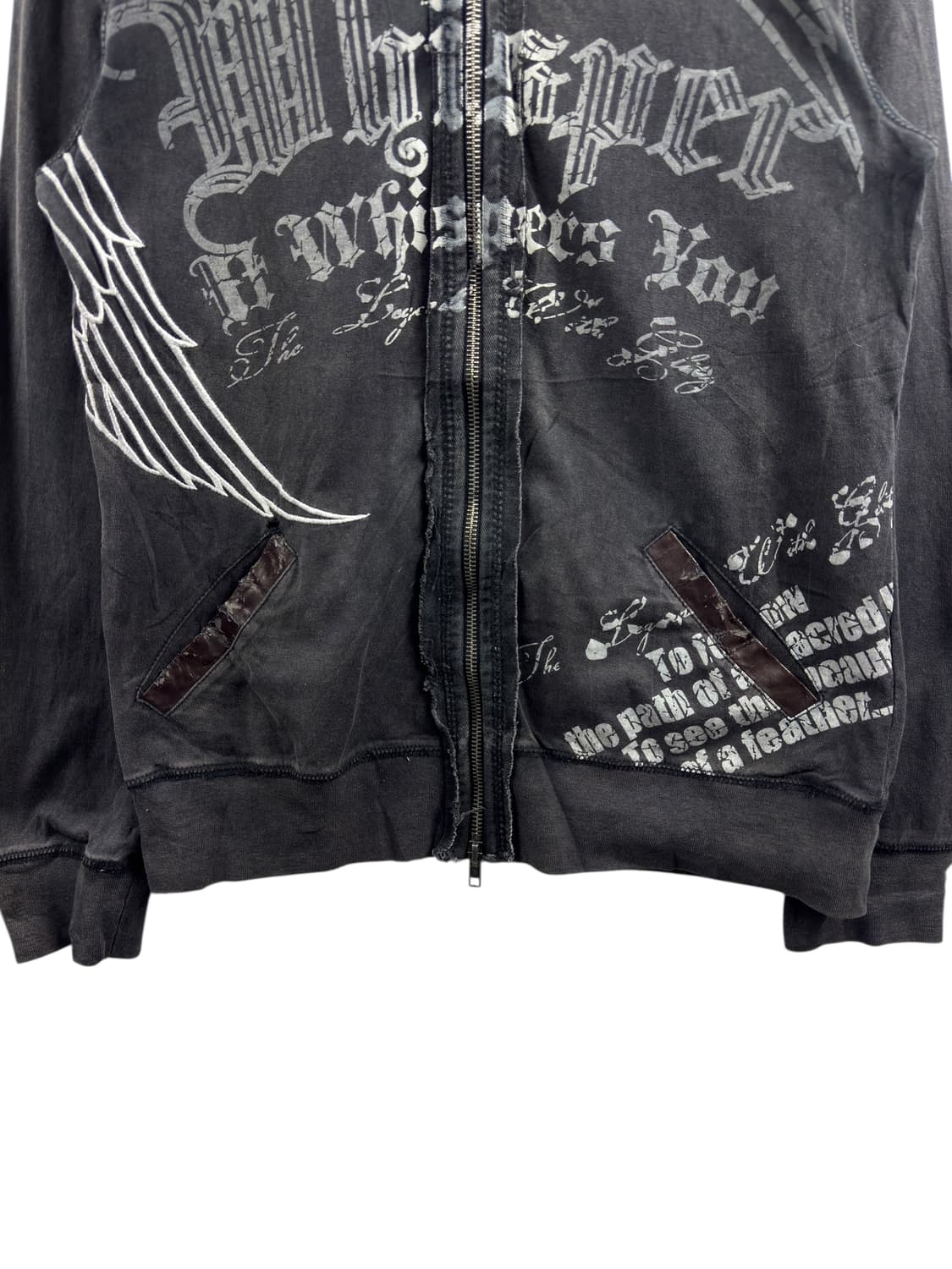 JPN Y2K 레터링 디테일 집업  1572 상품이미지4