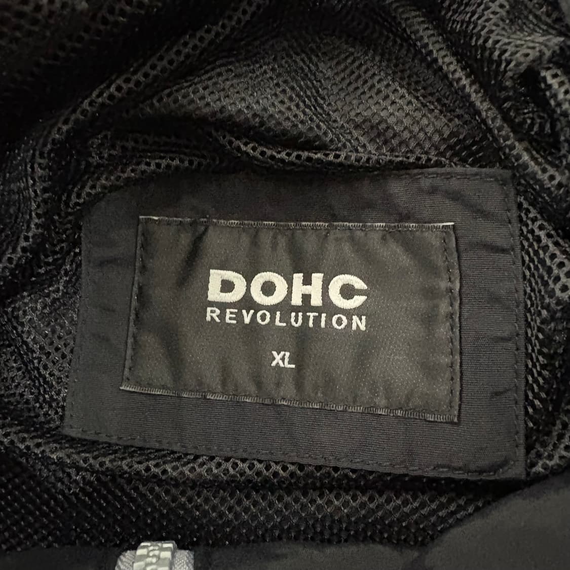 DOHC 블랙 후드 바람막이 점퍼 XL 상품이미지5