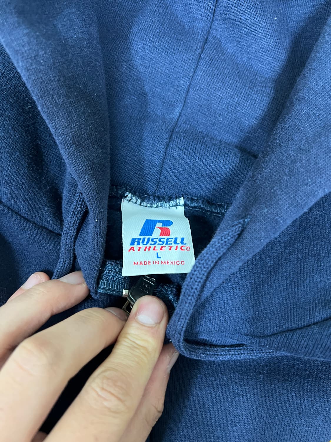 러셀 네이비 후드집업  상품이미지2