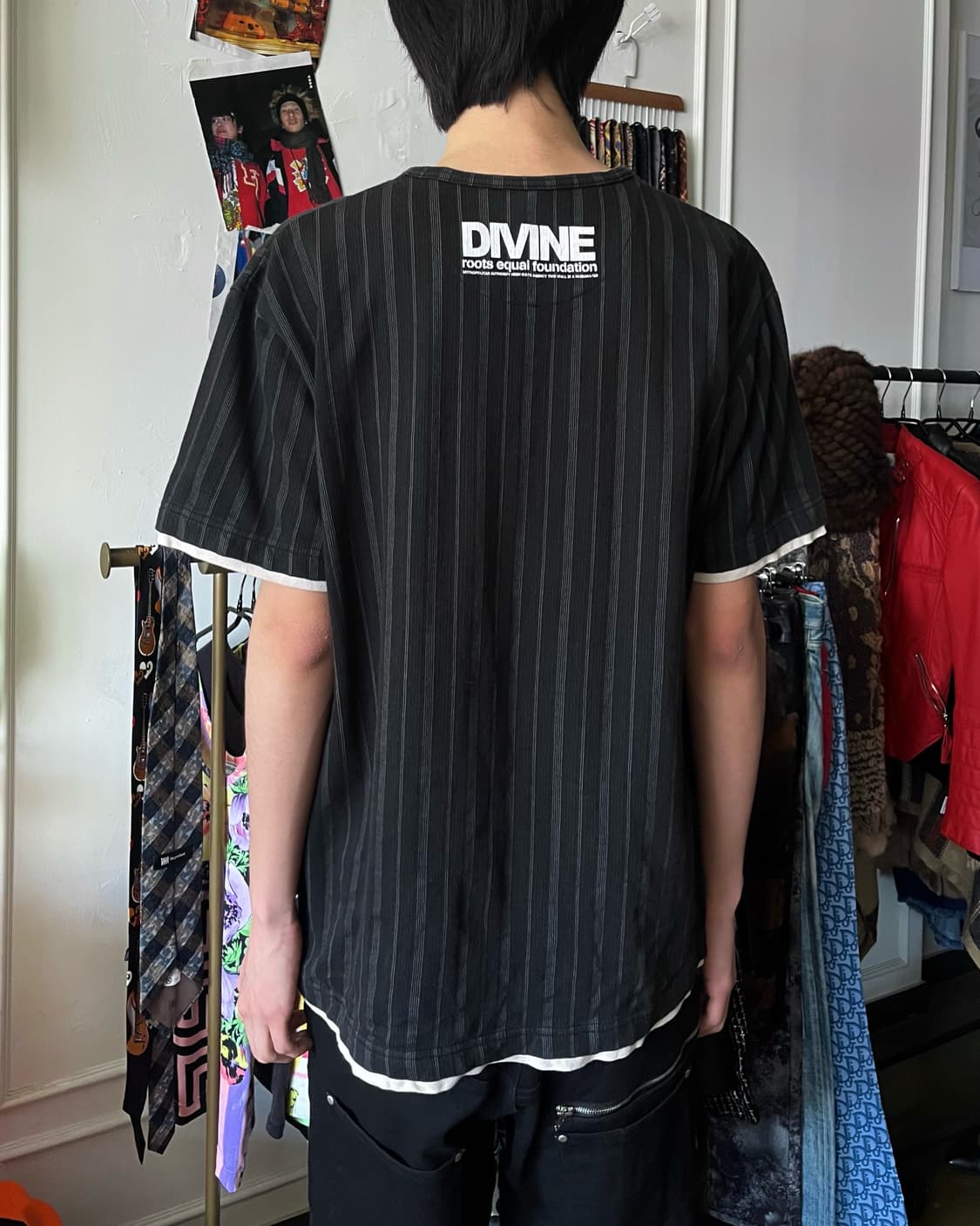 90-00s b-one-soul Grunge Lettering Tee 상품이미지3