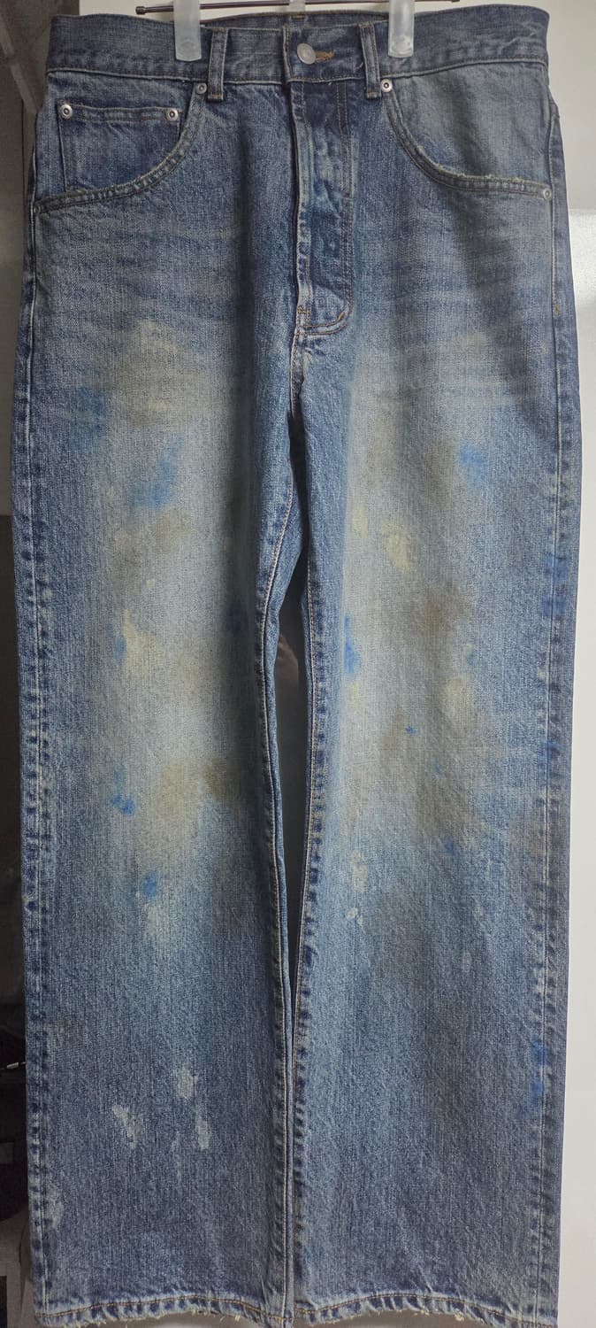 아트이프액츠 Painted Regular 데님팬츠 M 상품이미지1