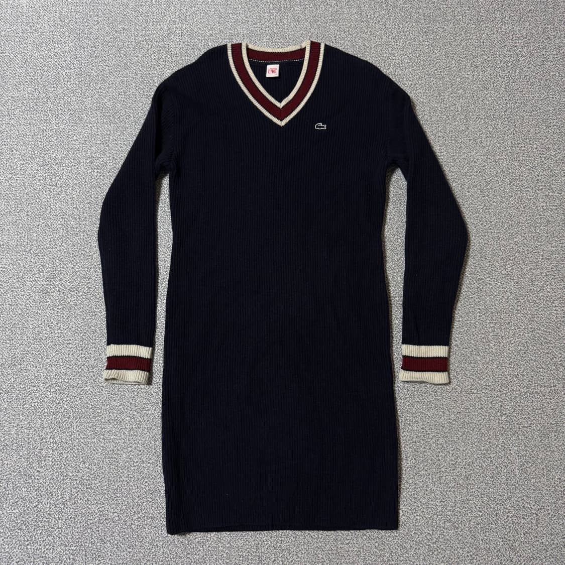 라코스테 울 니트 원피스 S 상품이미지2