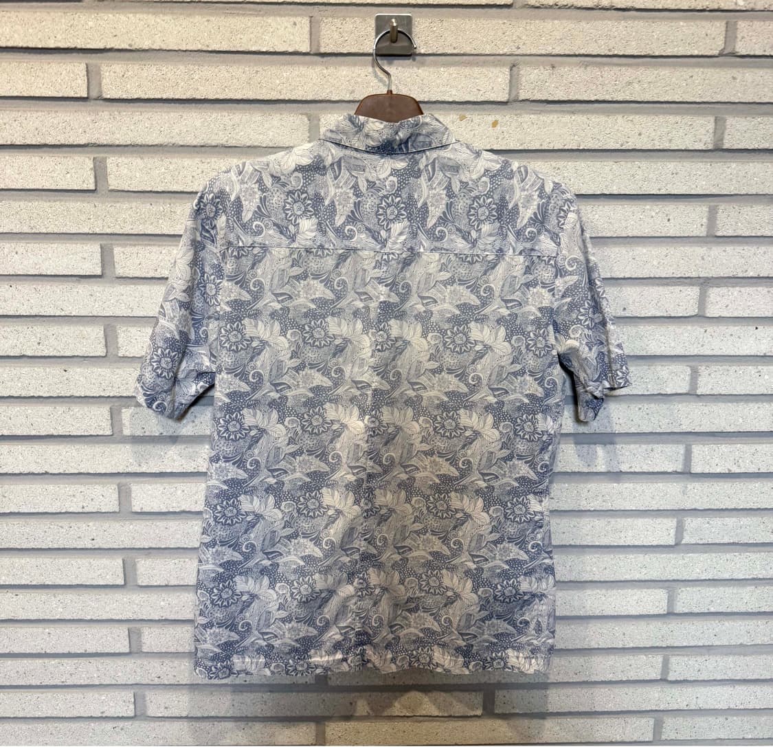 H&M 디바이디드 하와이안 셔츠 배색 프린팅 디테일 상품이미지2
