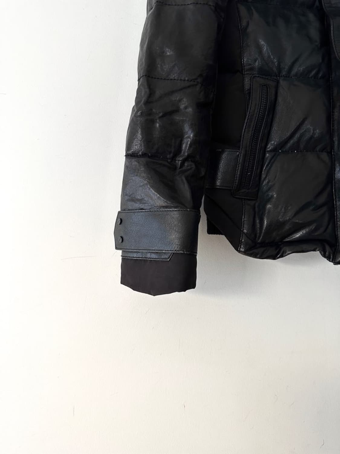 VOV gothic leather padded jacket / black 상품이미지4