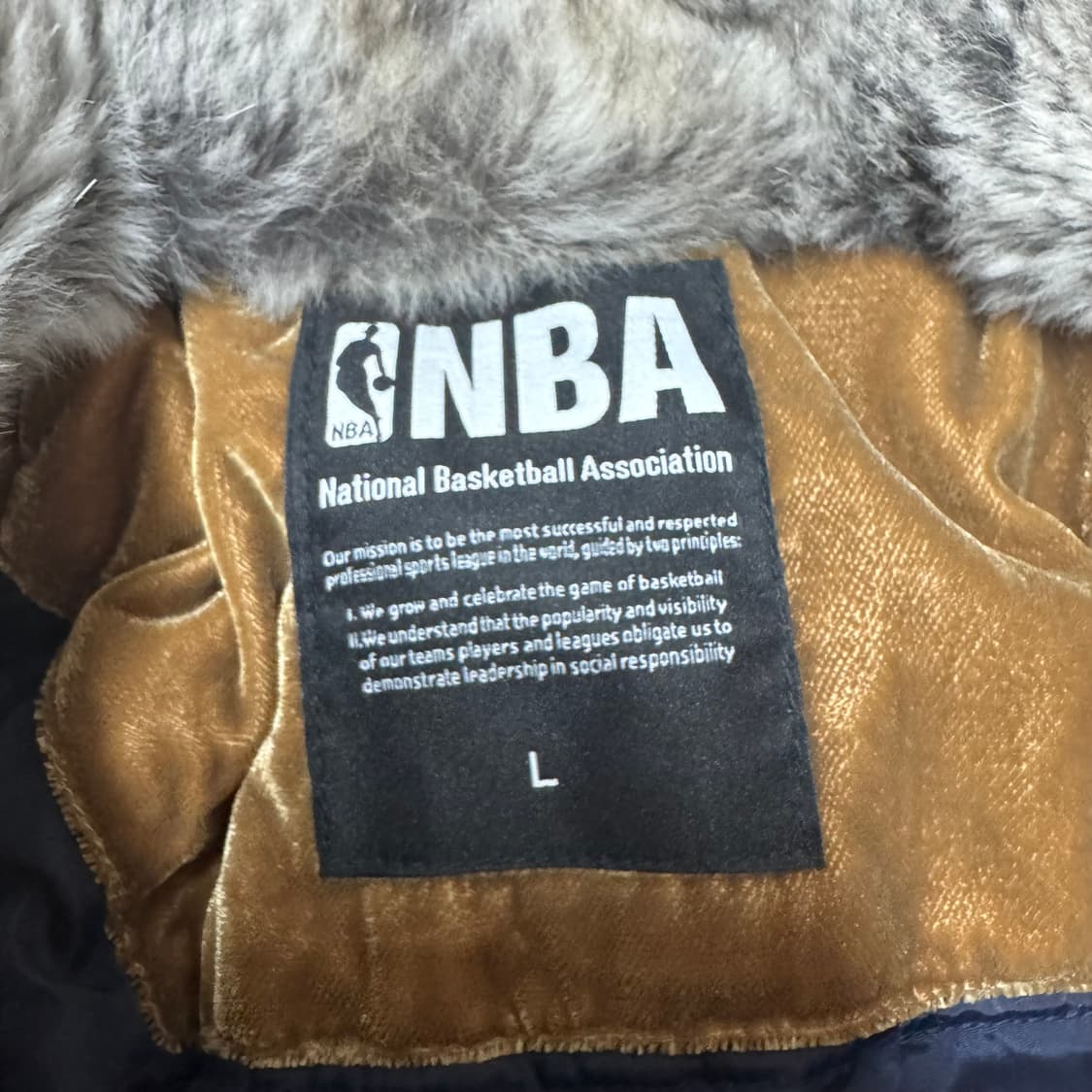 NBA 미네소타 벨벳 스카쟌 울프 자켓 상품이미지6