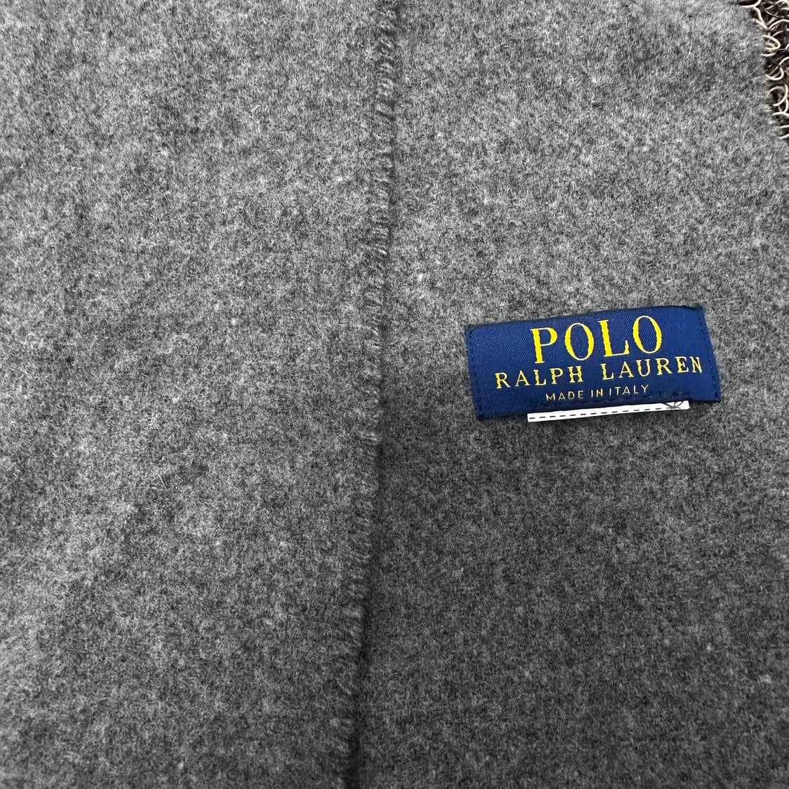 POLO 폴로 랄프로렌 머플러 울 목도리 그레이 상품이미지4