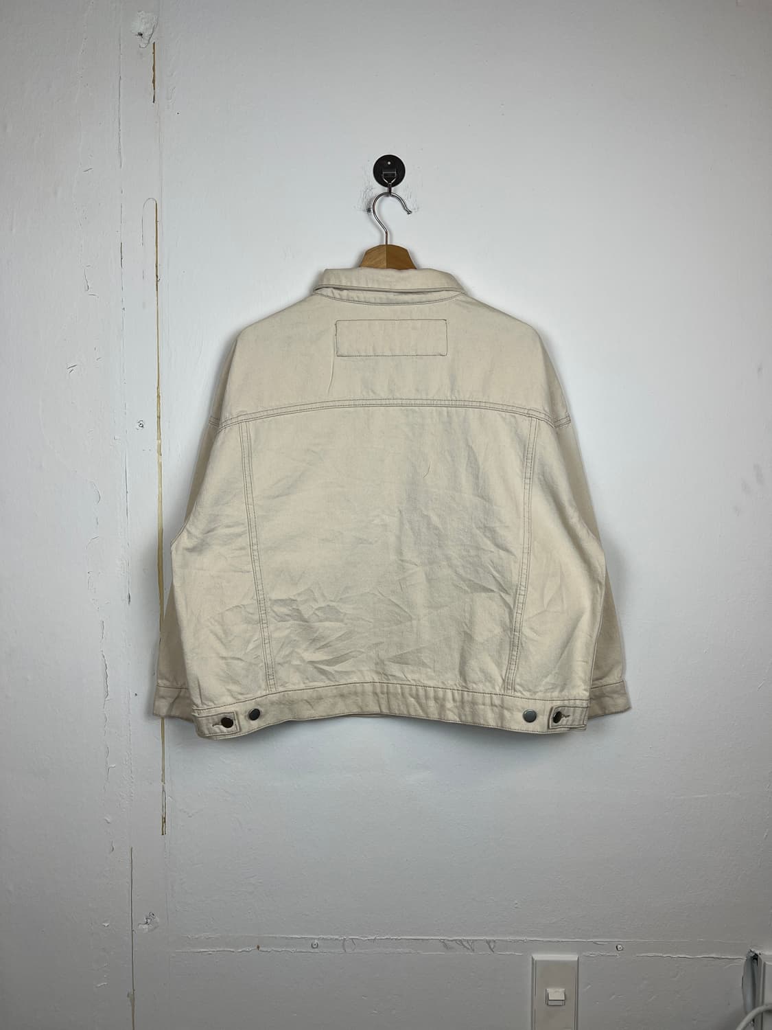 O184 JPN MEDE 19F 베이지 데님 자켓 OS 상품이미지2