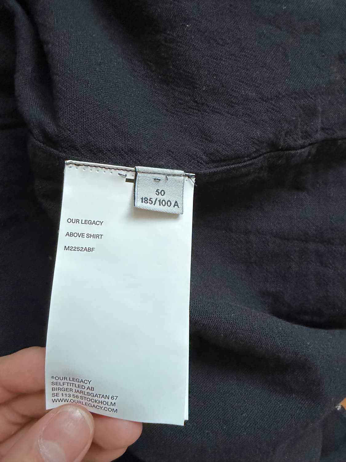 아워레가시 어보브셔츠 실착 0회 상품이미지3