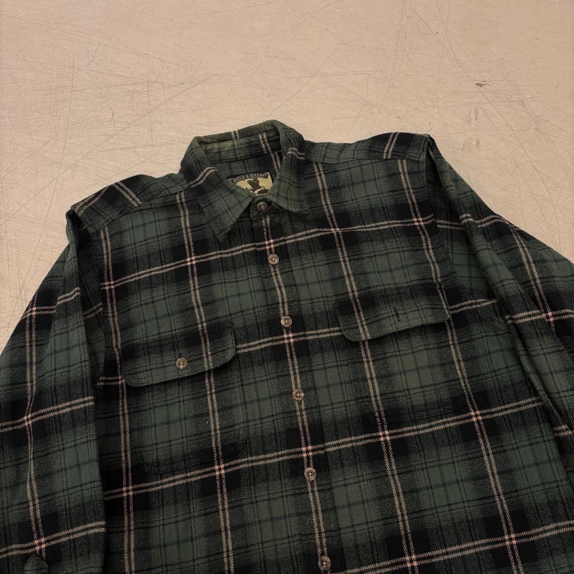 필드앤스트림 헤비 코튼 체크 셔츠 상품이미지2