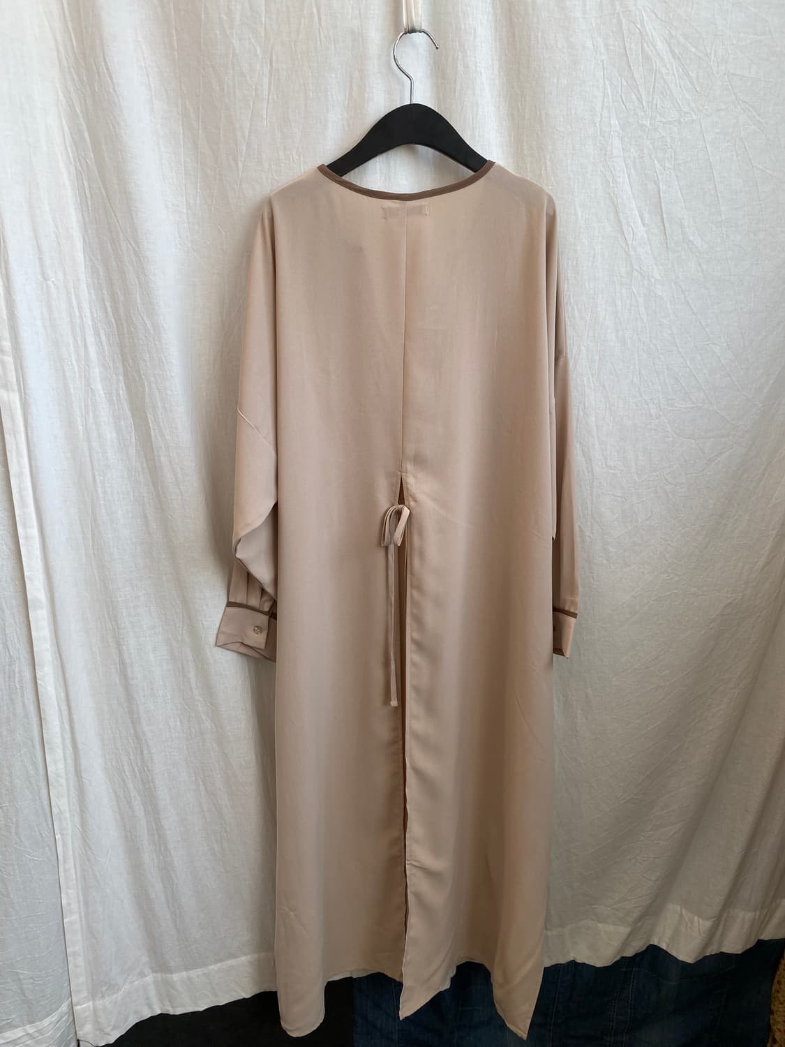 베이지 레이어드 맥시원피스(L) 상품이미지8