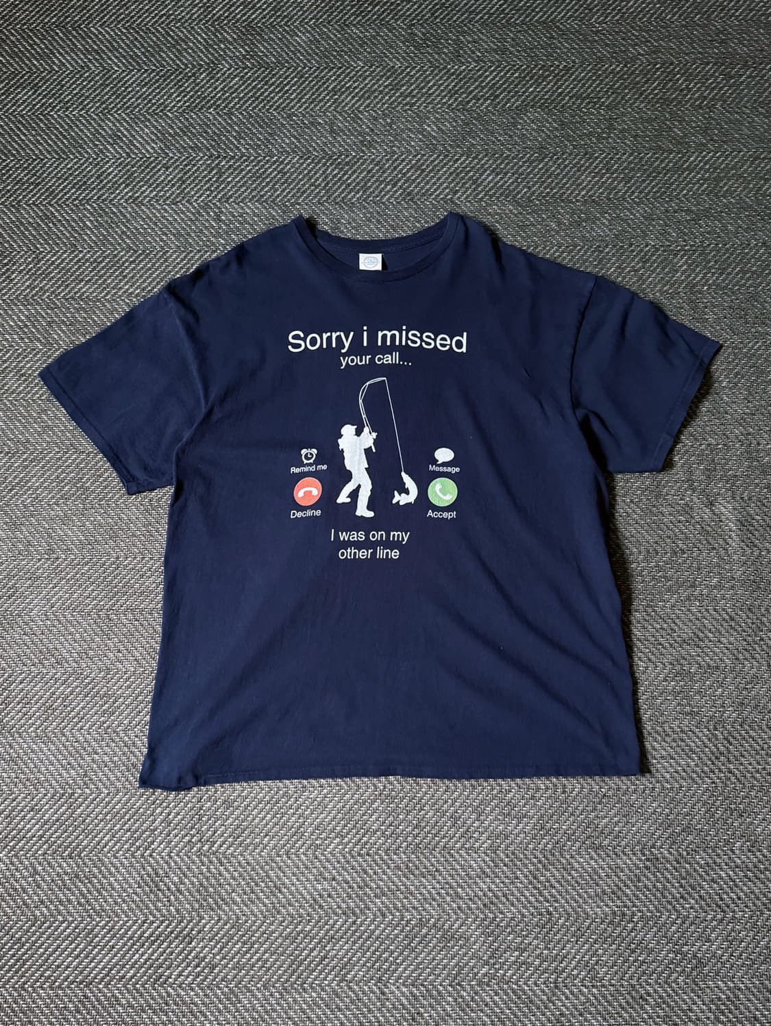 00s Fishing Parody T-shirt (2XL) 상품이미지1