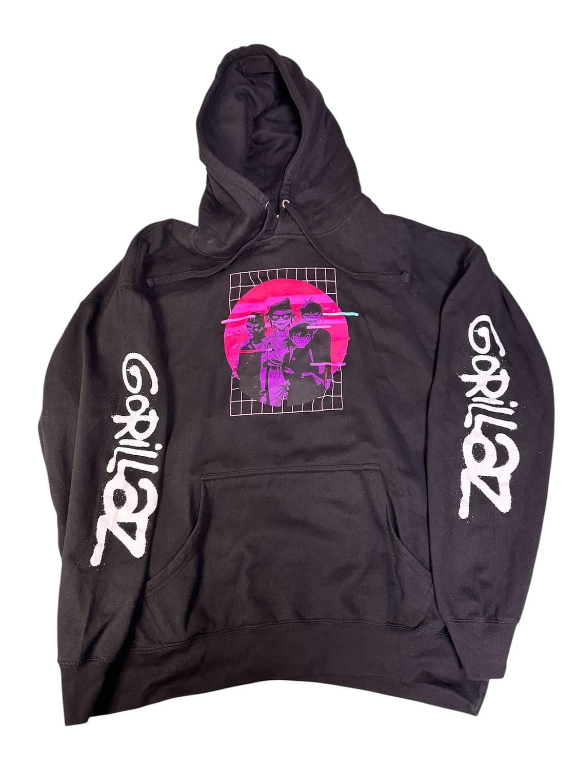 빈티지 고릴라즈 GORILLAZ 밴드 후드티 2XL 상품이미지3